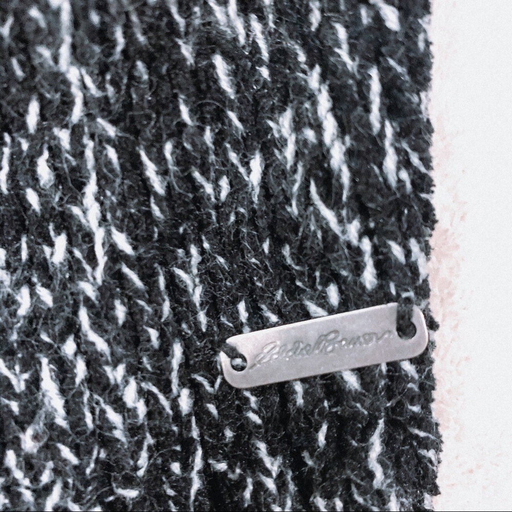 EDDIE BAUER | Lounge Black Open Front Cardigan - Picture 5 of 5